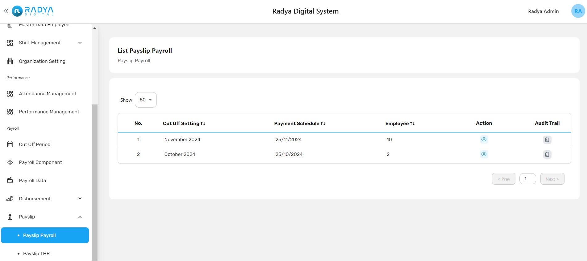 List payslip run payroll List payslip run payroll