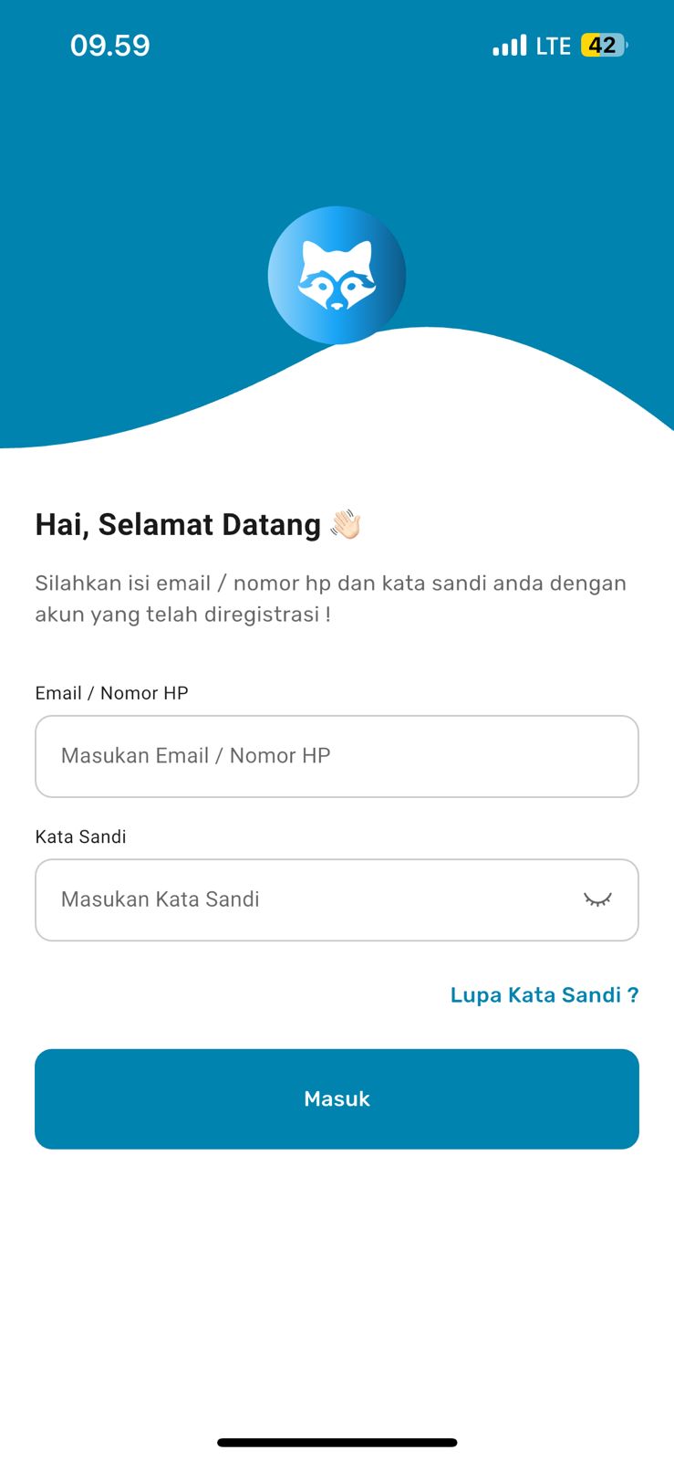 Login form